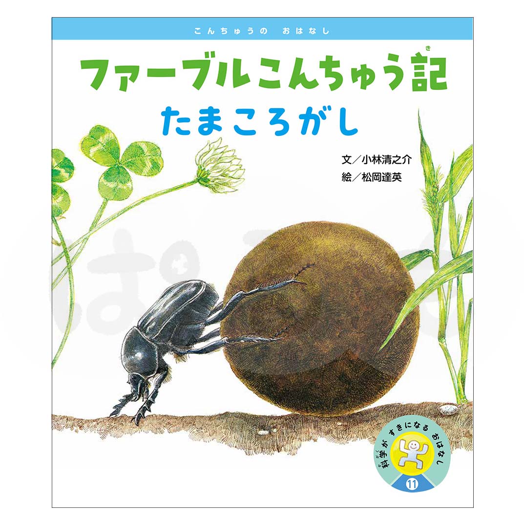 科学がすきになるおはなし⑪　2025年度2月号〈こんちゅうのおはなし〉「ファーブルこんちゅう記　たまころがし」