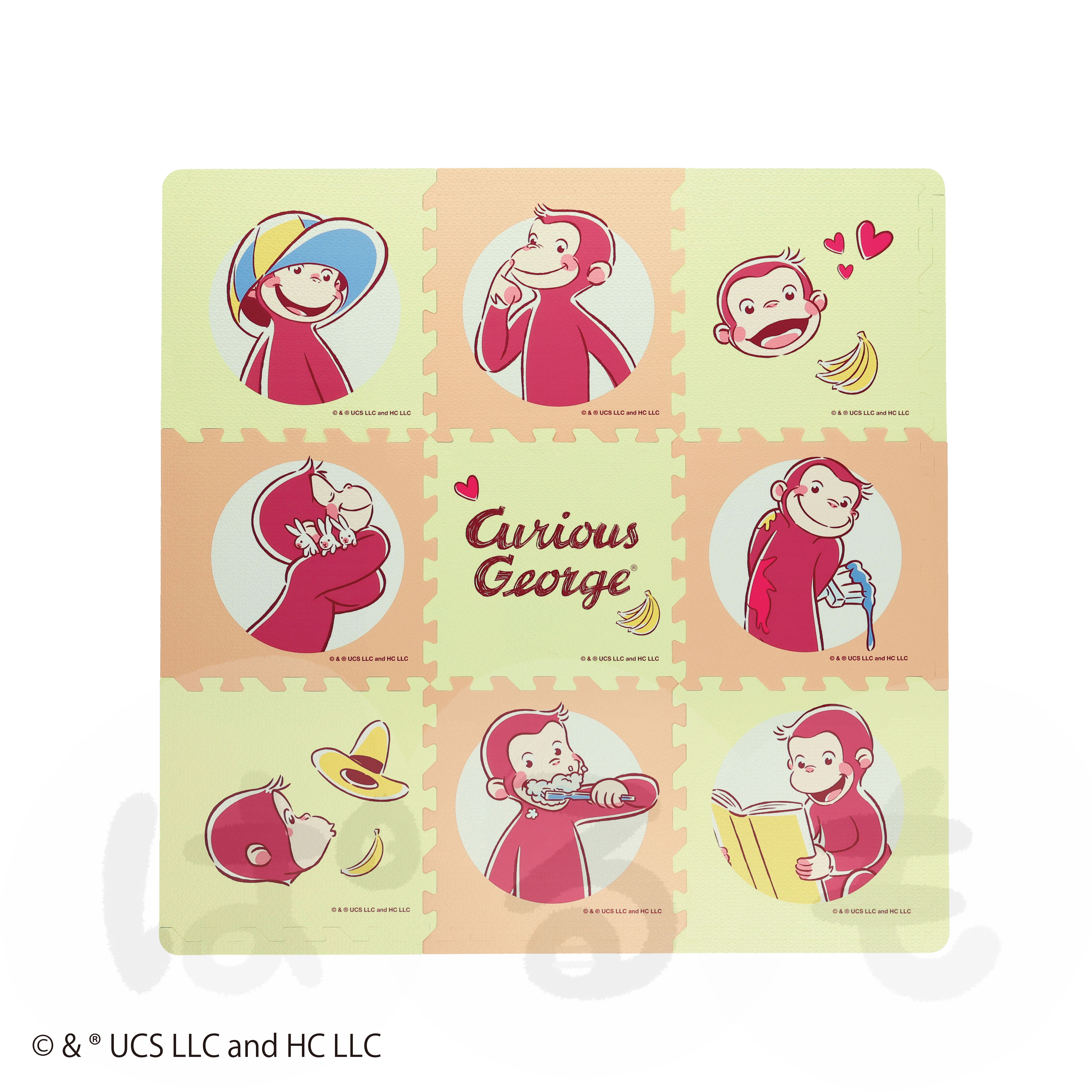 パズルマット（おさるのジョージ）