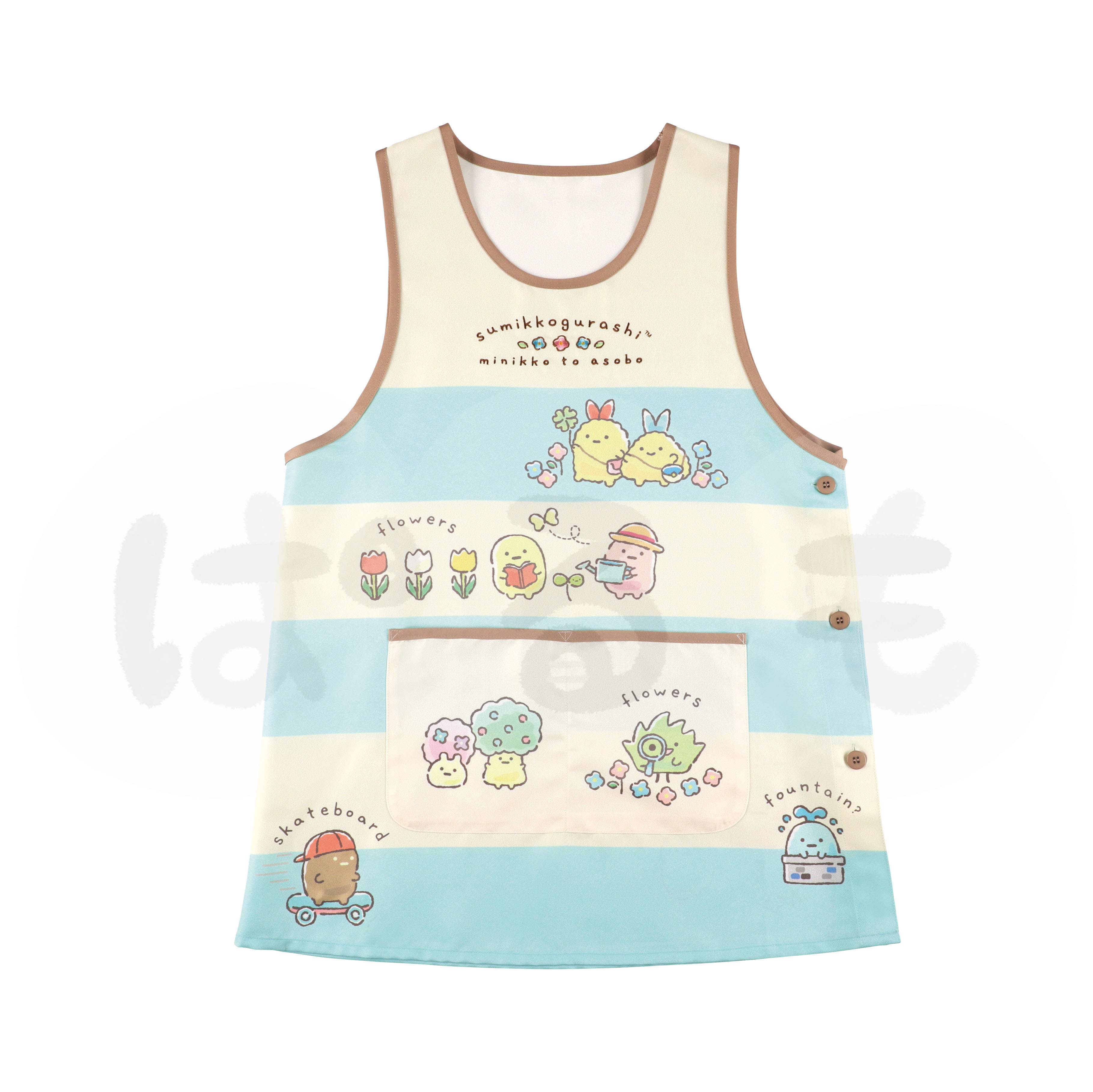 みにッコボーダーエプロン（すみっコぐらし）